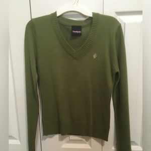 Southpole sweater green size small v-neck